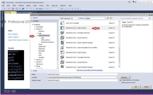 Click Sharepoint2013